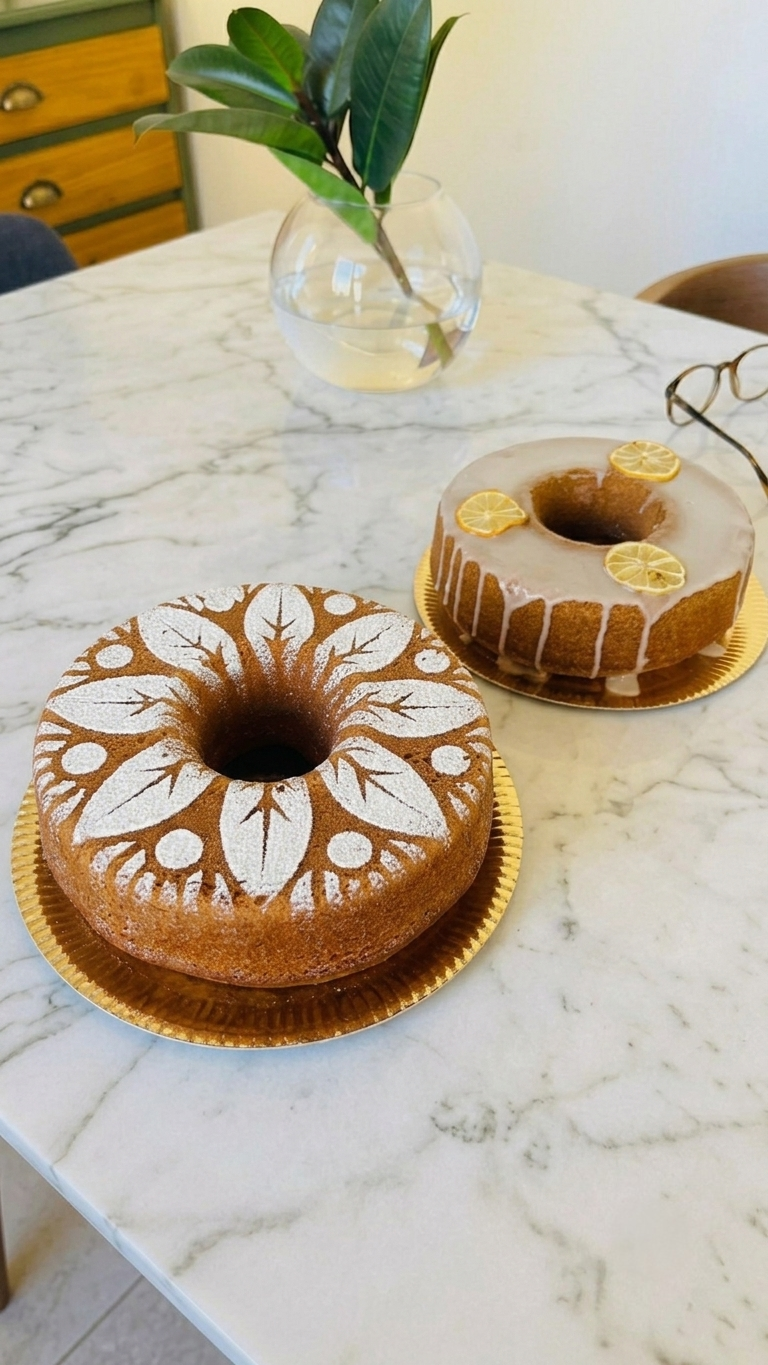 Budines de vainilla y limón
