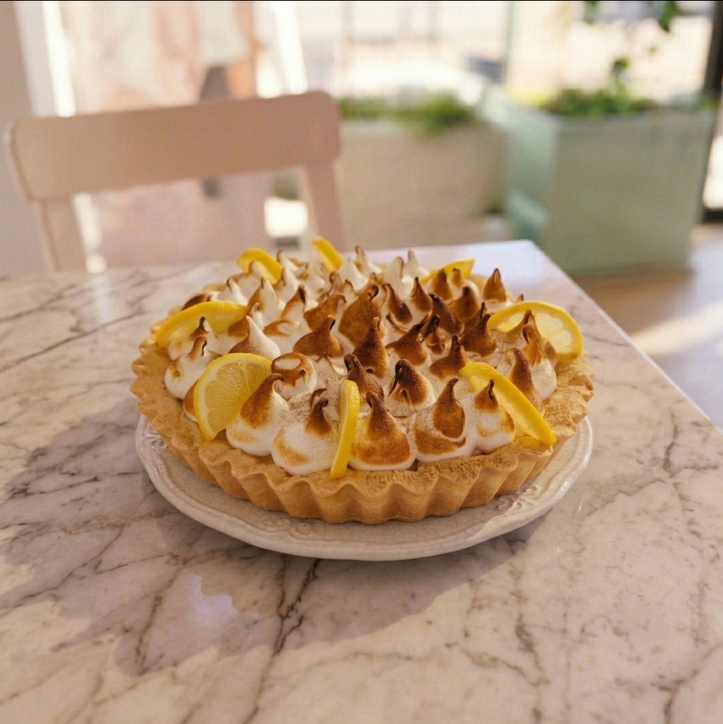 Lemon pie casero